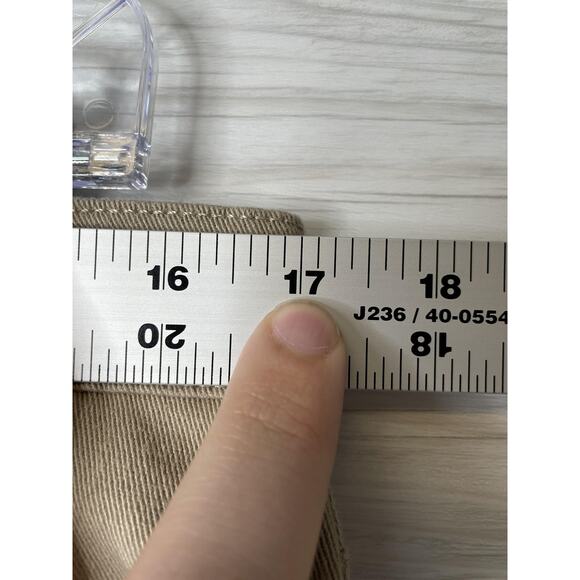 Gloria Vanderbilt Jeans Womens 14 Khaki Amanda Average Missy Stretch Twill Pants - Picture 4 of 14